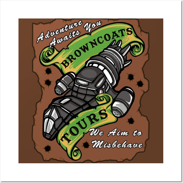 Browncoats Tours Wall Art by OfficeInk